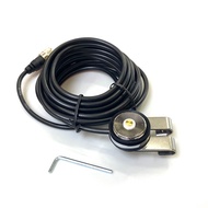 AIBINELO-N-2 5M NMO to PL259 RG-58 Coax Cable Antenna Cable NMO Mount for Car Truck Amateur Radio Mo