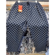 [La Fei kai Li brand] PREMIUM COLORED TROUSERS WITH SMILE/IMPORTED MOTIFS