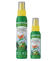 Badger Bug Spray, Organic Deet Free Mosquito Repellent with Citronella & Lemongrass, Natural Bug Spr