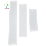 12 Pcs/Set Rectangle Silicone Bookmark Mold DIY Bookmark Mould Making Epoxy Resin Jewelry