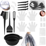 kamembelling Hair Dye Brush And Bowl Set Ear Caps Dye Mixer Hair Tint Dying Coloring Applicator Dye 