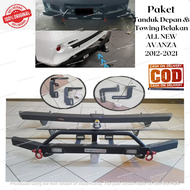 PAKET LENGKAP TOWING DEPAN BELAKANG BUMPER BEMPER BESI MODEL ARB ALL NEW AVANZA 2012-2021