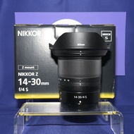『Trade In優惠』有盒 Nikon Z 14-30mm F4 S 超廣角鏡 S-line系列 成像一流 旅行 行山一流 14-30 Z-Mount Z9 Z8 Z7II Z6III Z5II Z