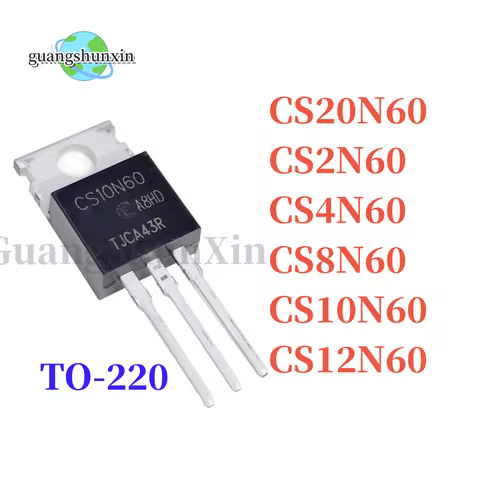 10pcs CS20N60 TO-220 20N60 CS20N60A8H CS2N60 CS4N60 CS8N60 CS10N60 CS12N60 FET authentic