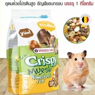 Crispy Muesli Hamsters อาหารแฮมเตอร์สูตรประหยัด คริสปี้ เพิ่มธัญพืชพิเศษ (1kg) Versele Laga