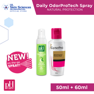 GynePro Ultra Protection Feminine Wash 60ml + pH Care Daily Feminine Spray Natural Protection 50ml