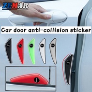 4Pcs ISUZU Car Door Side Edge Protection Sticker Car Door Edge Rear View Mirror Anti-collision Stick