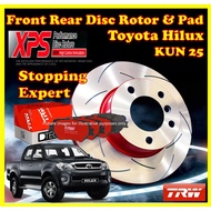 TRW XPS Toyota Hilux KUN25 26 Brake Front Disc Rotor