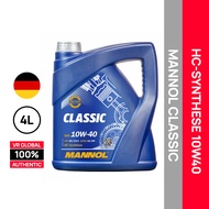 ♖MANNOL CLASSIC 10W40 7501 HC-SYNTHESE ENGINE OIL GEANY 4L✯