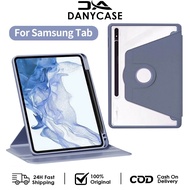 DANYCASE 360° Rotating Acrylic Case With Pencil Holder For Samsung Galaxy Tab A8