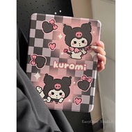 Rotating ipad- Kulomi Checkerboard Lattice Acrylic IPad Cover 2019 10.2 IPad Air 4 10.9 IPad 9.7-inc