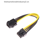 # thehear # Powered Adapter 6pin To 8pin Adapter, PCI-e 6-pin Male To 8-pin Female Converter For 8pi