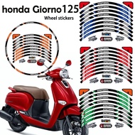For Honda Giorno125 Mags Sticker Reflective Wheel  Sticker Motorcycle Waterproof Wheel Accessories D