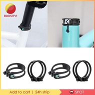 [Baosity1] Bike Seatpost Clamp Spare Part Replacement Collar Tube Clip for Biking Folding Bikes Bicycling Mountain Road Bikes Components