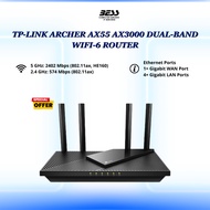 TP-LINK ARCHER AX55 AX3000 DUAL-BAND WIFI-6 ROUTER
