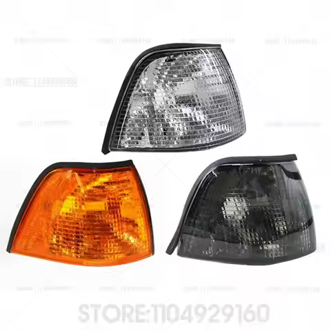 For 1991-1999 E36 BMW 318i 318ti 320i 325i 328i M3 4DOOR Car Corner Turn Signal Light White Yellow G