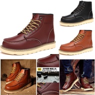 Ready stock Dr Martens men's Martin boots leather ankle boots cowhide outdoor shoes men comfortable motorcycle boots ESM7