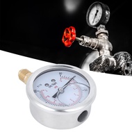 Hilitand Pressure Oil Filled 1/4 -1 to 7bar -30 100psi Stainless Steel Case Brass Inside Constructio