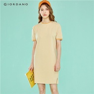 GIORDANO WOMEN Contrast crewneck pullover dress 90467608
