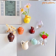 PRESTON Mini Vase Fridge Magnets, Decorative Unique Vase Refrigerator Magnet, Creative Resin Small H