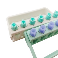 Dental File Counting Sterilizer Rack 6 Holes Counting 12 Times Autoclavable File Rack