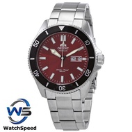 Orient Kanno Automatic Red Dial Men's Watch RA-AA0915R(Silver)