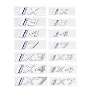 Suitable for BMW/Rear Tail Labeling IX3 Car Tail Label A New Energy ABS Number Sticker I4I7IX7 Lette