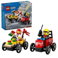 LEGO 60458 - LEGO City Pizza vs. Fire Truck Race Car Pack