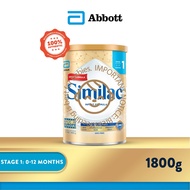 Similac 5MO Stage 1 Infant Milk Formula 1.8kg (0-12 months)