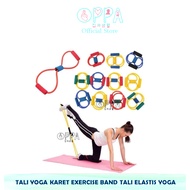 RUBBER YOGA STRAP EXERCISE BAND ELASTIC YOGA STRAP GYM FITNESS