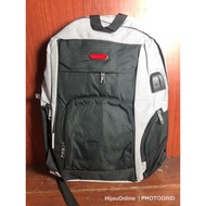 Deger - 586373 - Tas Ransel Backpack Laptop USB Audio Pria Laki-laki