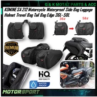 KOMINE SA-212 Motorcycle Waterproof Side Bag Luggage Helmet Travel Bag Tail Bag edge 36L- 58L