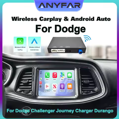 Wireless CarPlay Android Auto Retrofit Kit OEM Screen Upgrade Decoder Box for Dodge Challenger Journ