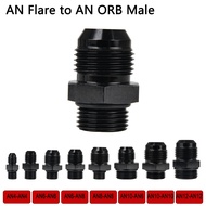 Fitting AN4 AN6 AN8 AN10 AN12 AN16 AN20 Male Flare to Male ORB O-Ring Reducer Adaptor Straight Conne