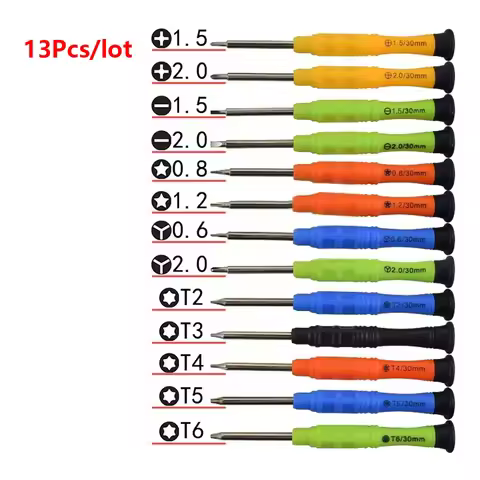 13 in 1 Precision Screwdriver Set for iPhone 8 X 7 6 6S 5 4 Samsung iPad HTC Cell Phone Tablet PC Re