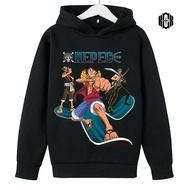 Comic One Piece 5 hoodie Roronoa Zoro Fun cartoon Luffy sweatshirt for children Ullzang Japanese anime 90's graphic sweatshirt