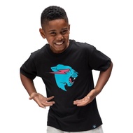 MrBeast Graphic Boys Shirts, Logo Design Crew Neck Toddler T-Shirt, Cotton Shirt for Boys and Girls,