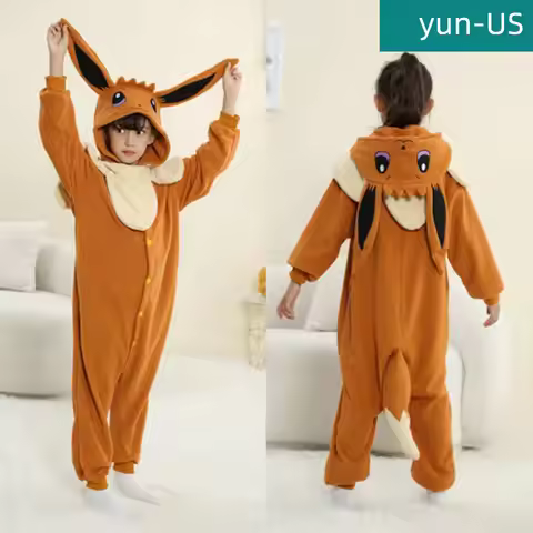 Kids Kigurumis Children Boy Girl Onesie Anime Pajamas
