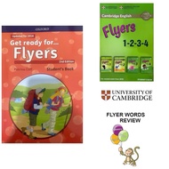 Get Ready For Flyers book set + Flyers book printed 1-2-3-4 + Flyers vocabulary notebook