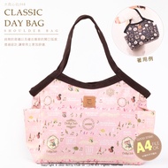 [Dolly Club] Large Vest Bag-Tote Bag-Large Capacity-Two Days Overnight Outing-H4-Note Flight-Pink-52