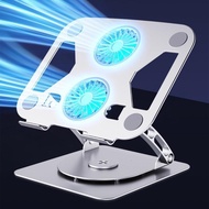 Adjustable Laptop Stand 360 Degree Rotating for Laptops and Tablets Up to 15.9 Inches with Height Ra