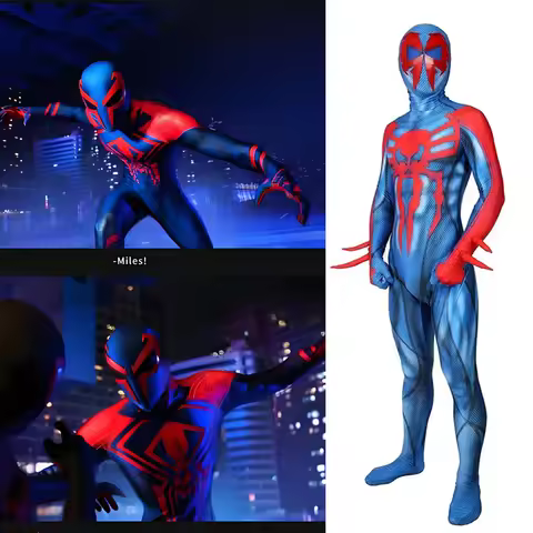 2099 Spiderman Cosplay Miguel O'Hara Costume Superhero 3D Printed Spandex Zentai Bodysuits Spiderman