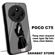 Case hp poco/S12/softcase glossy Poco C75/Casing Poco C75/ can request other types