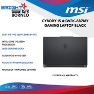 MSI CYBORG 15 A13VEK-887MY Gaming Laptop - 15" FHD IPS 144HZ/I7-13620H/16GB/512GB/RTX4050/W11