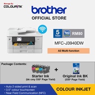 Brother MFC-J3940DW A3 All in One Wireless Colour Inkjet Printer Auto 2-sided Print Scan Copy Fax Pi