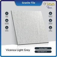 keramik &amp; Granit lantai 60x60 Tile Vicenza Light Grey murah