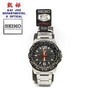 Seiko 5 Sports Automatic with Rotating GMT Cities Bezel Men's Watch