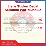 Oscarshop88 sticker decal rod shimano scorpion shaula 6-14lbs/ 8-16lbs