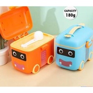 Bekas Susu Susu Bayi Bekas Susu Kotak Penyimpanan Susu Formula Mudah Alih Kereta Kartun Bayi