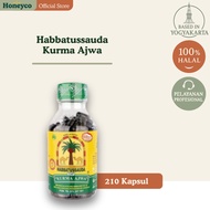 Habbatussauda Cap Kurma Ajwa 210 Kapsul - Habbatussauda Asli Original - Bubuk Jintan Hitam Original